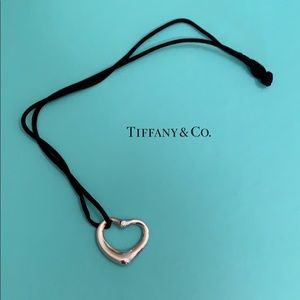 ♦️Sold♦️ Elsa Peretti Open Heart Diamond Pendant